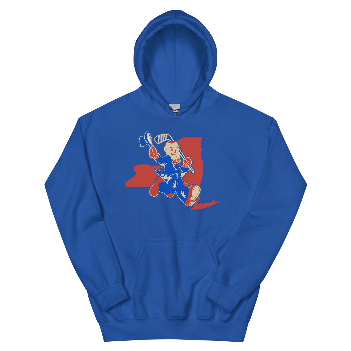 New York Bums Logo Hoodie